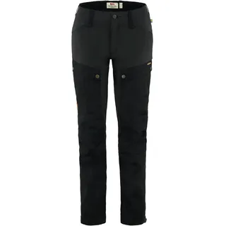 Fjällräven Keb Curved Hosen Schwarz 36