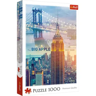Trefl, Puzzle, New York bei Tagesanbruch, 1000 Teile, Premium Quality, für Erwachsene und Kinder ab 12 Jahren