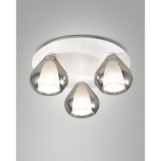Fabas Luce 3481-65-126 3xE27 Grau/Transparent