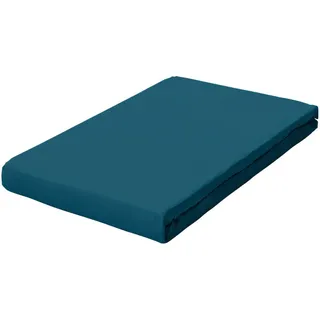 schlafgut Pure Baumwolle 90 x 190 - 100 x 220 cm petrol deep