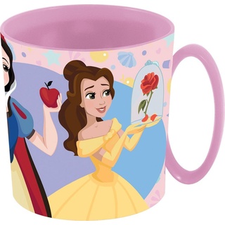 Disney Prinzessinnen Jasmin Rapunzel Schneewittchen Rosa 350 ml Mikrowellengeeignet