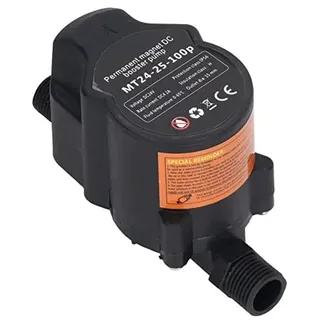 Wasserdruck-Booster-Pumpe, DC 24 V, Tragbare Automatische Haushalts-Booster-Wasserpumpe mit Maximaler Förderhöhe 82 Fuß, Mini-Dusch-Booster-Pumpe mit Wasserleitung für die Küche