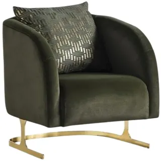 JVMöbel Sessel Club Lounge Polyester 75 x 75 x 75 cm Grün