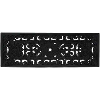 Relaxdays Stufenmatte 75 x 25 cm Schwarz