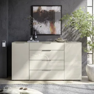 Möbel Boss Kommode 180 x 99 x 40 cm Kaschmir / Beige