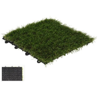 Teppichboden Kunstrasen-Fliesen 6 Stk., Progarden grün