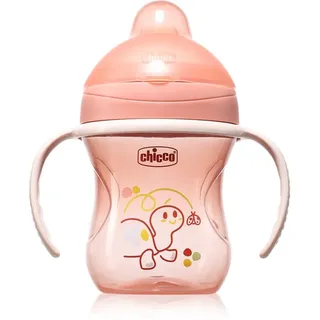 Chicco Training Cup 6m+ Trainingsbecher mit Griffen Pink 1 St.