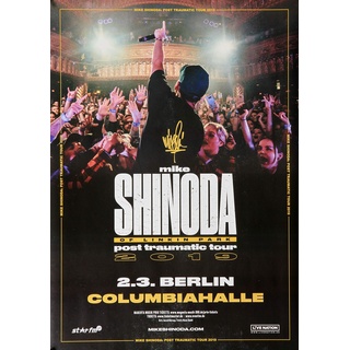 Mike Shinoda of Linkin Park - Post Traumatic, Berlin 2019 » Konzertplakat/Premium Poster | Live Konzert Veranstaltung | DIN A1 «