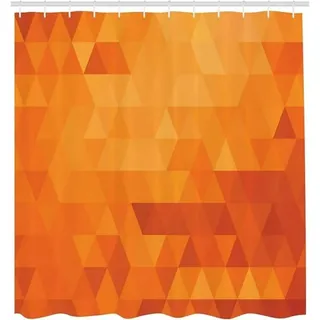 Mcboson Duschvorhang, Orange, Textil, 180x200 cm, Badtextilien, Duschvorhänge