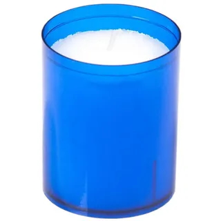 Unbekannt Kerzen Refill Teelichteinsatz Teelicht Kerze Nachfüller extra Lange Brenndauer bis zu 24 Stunden (Blau)