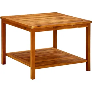 vidaXL Couchtisch Braun Akazie 60 x 60 x 45 cm