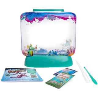 Lernspielzeug „Aqua Dragons Underwater World, Tank mit 400 ml Fassungsvermögen, zum Ausbrüten und Züchten lebender Eier von Wassertieren, Futter, Pipette und Löffel, für Kinder ab 6 Jahren