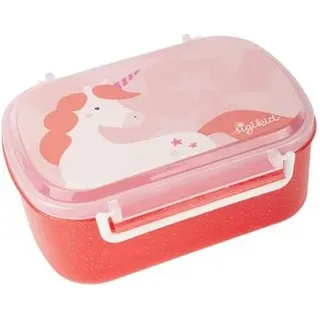 SIGIKID 25371 Kinder Brotzeitbox Einhorn inklusive zusätzlichem Rohkostschälchen
