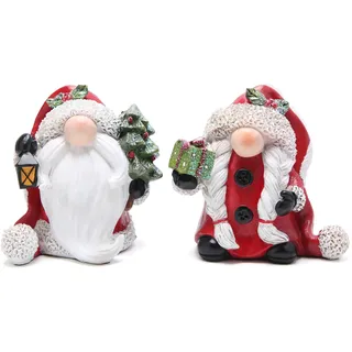Hodao Weihnachtswichtel, Dekoration, handgefertigt, Elfe, skandinavische Tomte-Zwerge, Staaten für Weihnachtsdekoration, Geschenk, Weihnachtsfeier, Heimdekoration, 2 Stück
