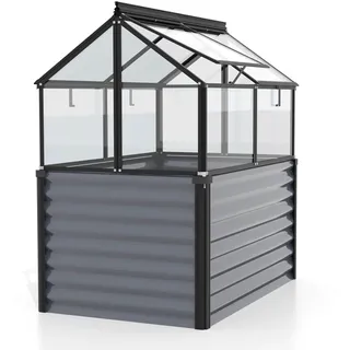 Vitavia Hochfrühbeet Paris Alu schwarz ESG 3 mm 1 m2