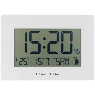 Pearl Funk-Wanduhr 60 weiß