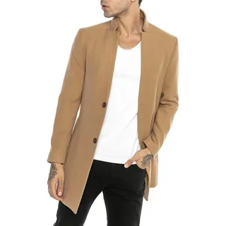 Redbridge Herren Mantel Elegant lange Jacke Slim-Fit Classy Understatement - XL