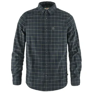 Fjällräven Övik Flannel Langarmhemd Grau S