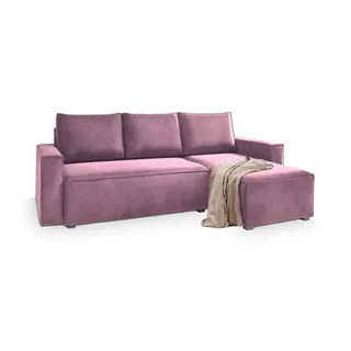masseno Ecksofa mit Schlaffunktion SILES - lila/violett ¦ Maße (cm): B: 230 H: 85