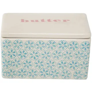Bloomingville Butterdose Steingut, Gr��e L12,5xH7xW9 cm