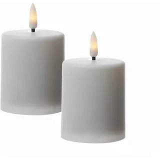 MARELIDA LED Mini Kerzen 10 cm weiß 2 St.