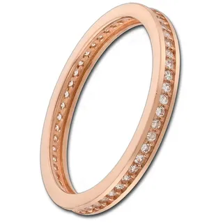 Balia Goldring Balia Damen Ring Zirkonia einreihig, Fingerring Größe 60 (19,1), 333 Rosegold - 8 Karat (1-reihig Zirkonia) goldfarben