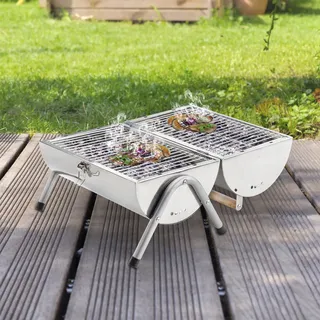 Hi Picknick Grill silber