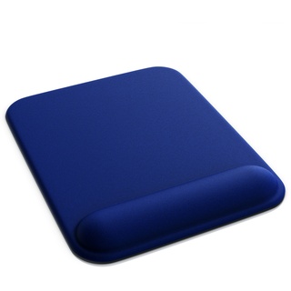 CSL Gaming Mauspad, Office Mousepad mit Gelkissen mit & Handgelenkauflage, 22,5 x 28 cm, dunkelblau