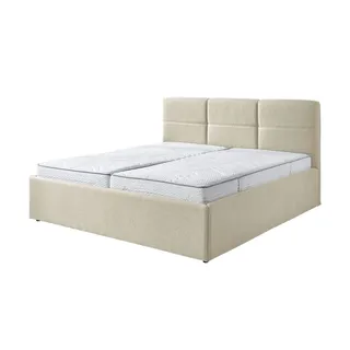 SUN GARDEN Durango Polsterbett Holzwerkstoff/Polyester - beige , Maße (cm): B: 193 H: 110