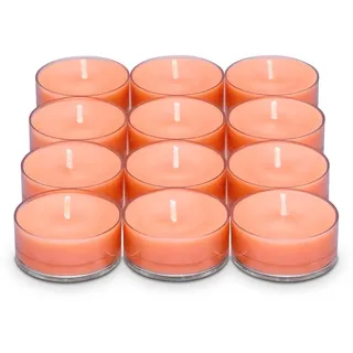 PartyLite 12 Teelichter "Pfirsich-Honig-Zitronella"