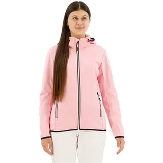 CMP Zip Hood 32a0456 Softshelljacke - Pink - XS