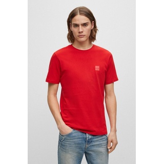 BOSS ORANGE T-Shirt mit BOSS-Stickerei auf der Brust rot M