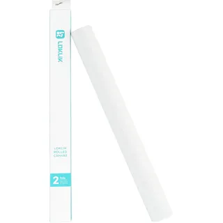 loklik A3 Rolled Canvas Leinwand Schnittbreite 29.7 cm Weiß