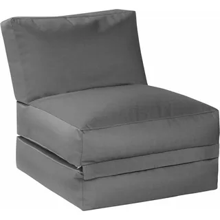 Sitzsack SITTING POINT "Sitzsack und Sitzliege Twist OUTSIDE" Sitzsäcke grau (anthrazit) Baby Sitzsäcke outdoorfähig