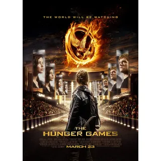 Die Hunger Games Werbung Film Cinema Film Star Lawrence Plakat Berühmte Battle Royale Bild Schlafzimmer Kunsthandwerk Druck Foto Wand Dekoration Nachdruck - A3 297 x 420mm - 11.7" x 16.5" Zoll