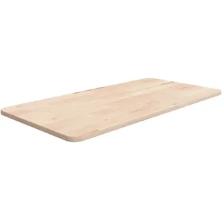 vidaXL Waschtischplatte 80x40x1,5 cm Massivholz Unbehandelt