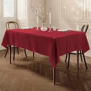 Rechteckiges Stofftischläppchen 140x180cm 55"x70" Dunkelrot Bordeaux