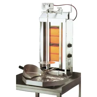 GGG GD2E Gas Gyrosgerät Potis GD2 550x650x920mm komplett mit Fett Thermik Dönergrill