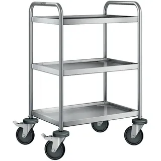 b.pro Servierwagen SW 6 x 4-3 silber 50,0 x 70,0 x 95,0 cm