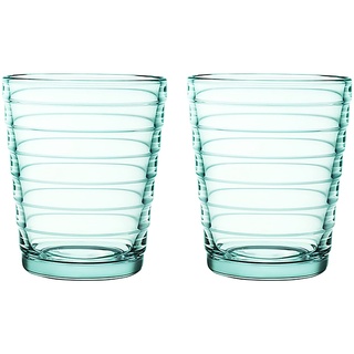Iittala Aino Aalto Trinkglas 22 cl, 2-er Set, wassergrün