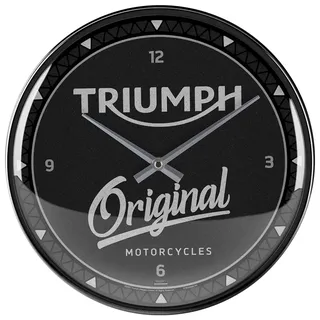 Nostalgic-Art Retro Wanduhr 31 cm Triumph schwarz