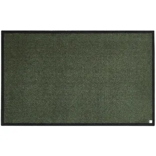 Barbara Becker Fußmatte Gentle, Schmutzfangmatte für Eingangsbereich und Wohnungstür, Fußabstreifer Innen, Türmatte, Grün 67 x 110 cm