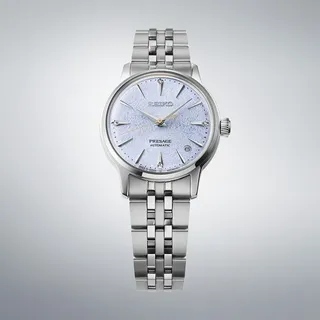Seiko Presage Automatik Silberfarben