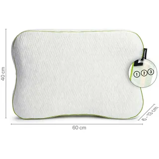 Blackroll Recovery Pillow Plus 60 x 40 cm Schwarz