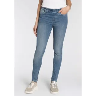 Jeansjeggings FLASHLIGHTS Gr. 50, N-Gr, blau (blue) Damen Jeans Jeansleggings High Waist Bestseller