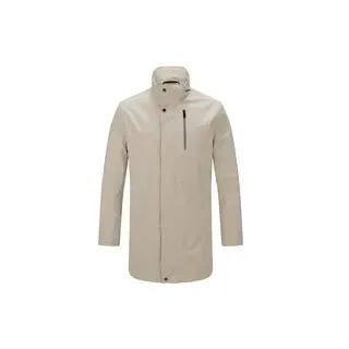 MILESTONE Herren Kurzmantel beige Mikrofaser, beige, Frühjahr/Sommer 2025