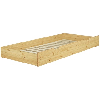 Erst-Holz Bettkasten als Zusatzbett für unsere Seniorenbetten - mit Rollrost - 90.10-S6