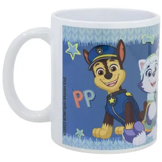 PAW PATROL Tasse Paw Patrol Chase Skye Everest Marshall Kinder Teetasse, Keramik, Geschenkidee 330 ml bunt