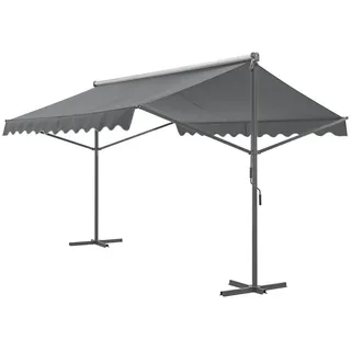 pro.tec Markise Selenizza 500 x 300 cm dunkelgrau