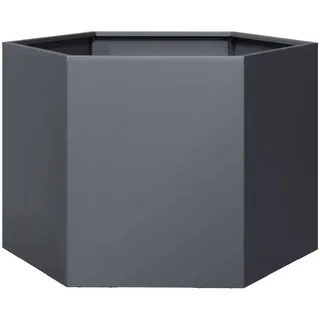 vidaXL Pflanzkübel 69 x 60 x 45 cm Anthrazit